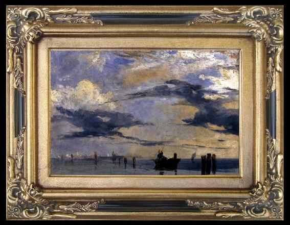 framed  Richard Parkes Bonington On the Adriatic, Ta015